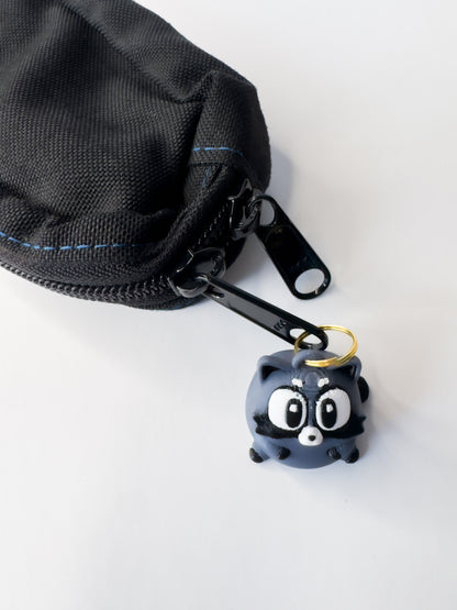 Raccoon- Charm/ Zipper Pull