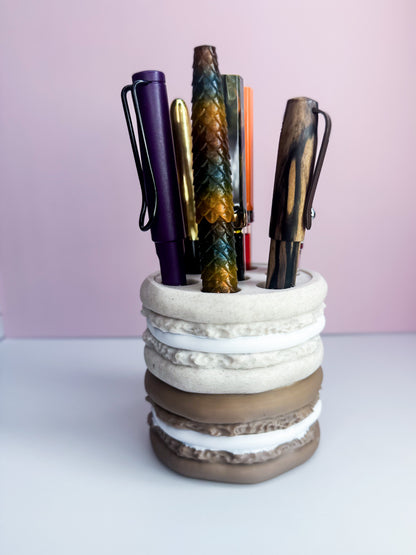 Macaron Pen Holder