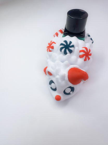 Holiday Hedgehog Vial Holder