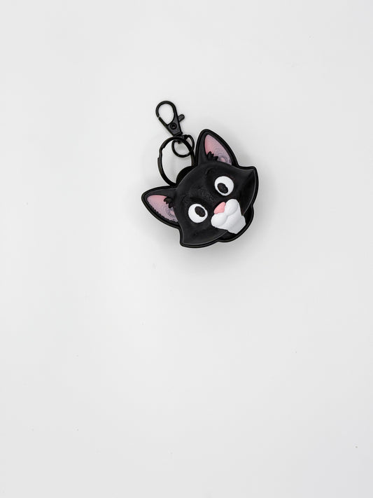 Cat Face Clicker Keychain