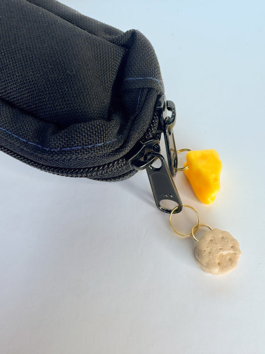 Cheese & Crackers- Charm/ Zipper Pull
