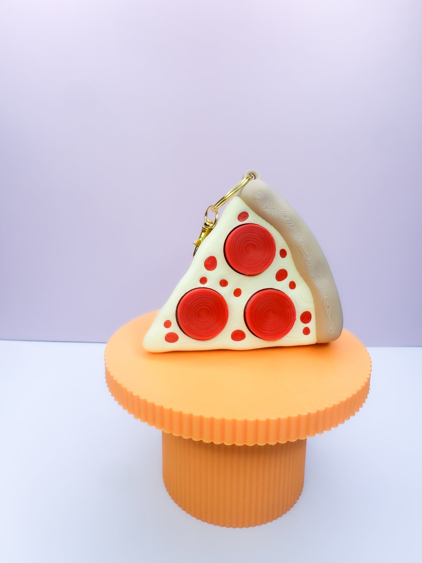 Pizza Multi-Clicker Keychain
