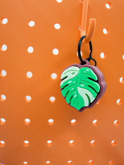 Plant Leaf Clicker Keychain