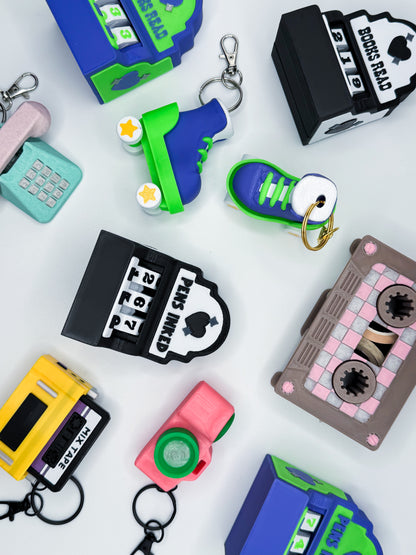 Retro “Books Read”/ “Pens Inked” Counter or Customize Your Own Counter!