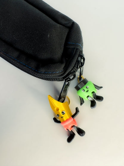 Fountain Pen Nib Charm/Zipper Pull- "Peni"