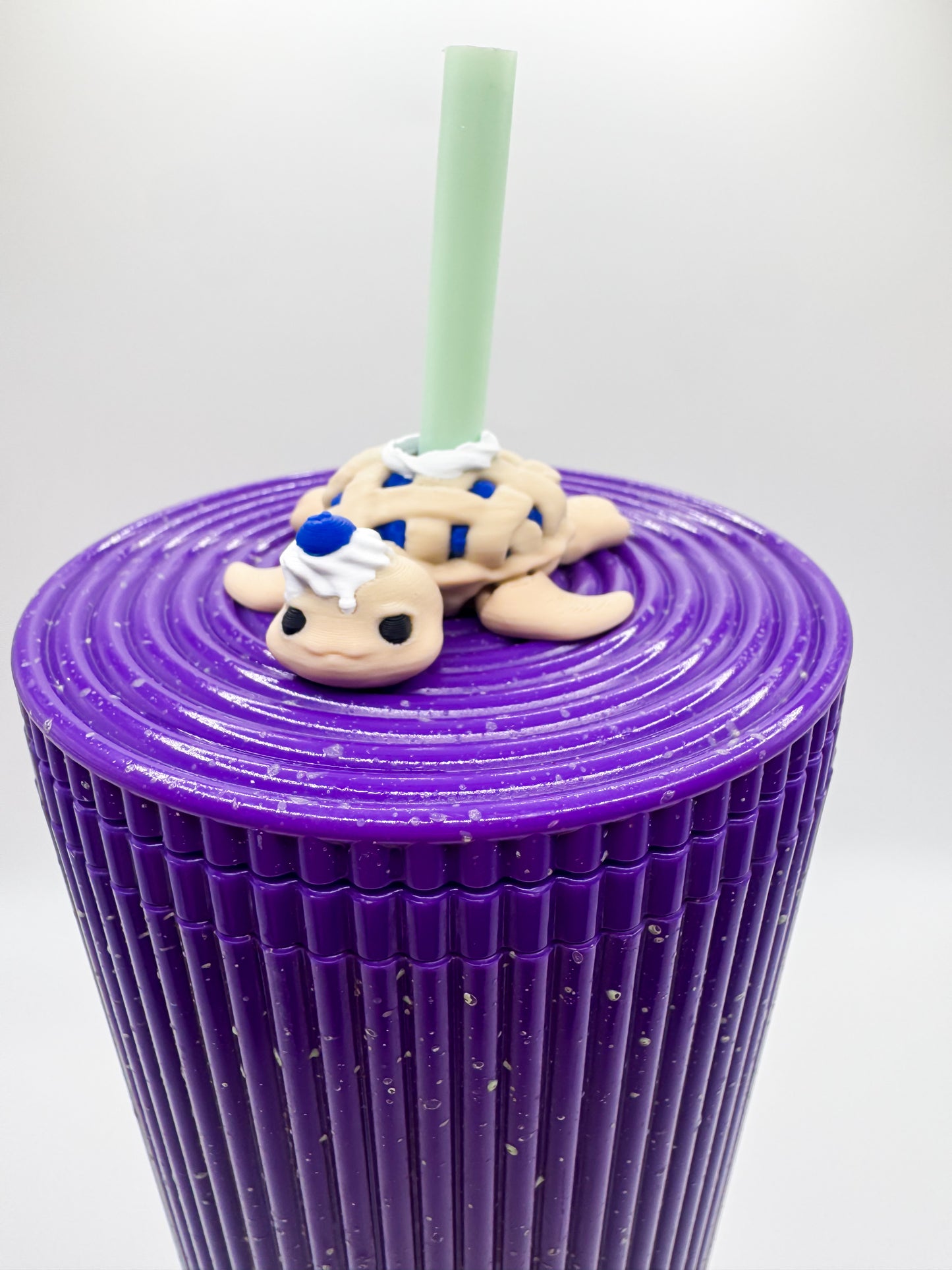 Pie Turtle Straw Topper