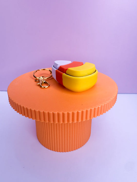 Candy Corn Multi-Clicker Keychain