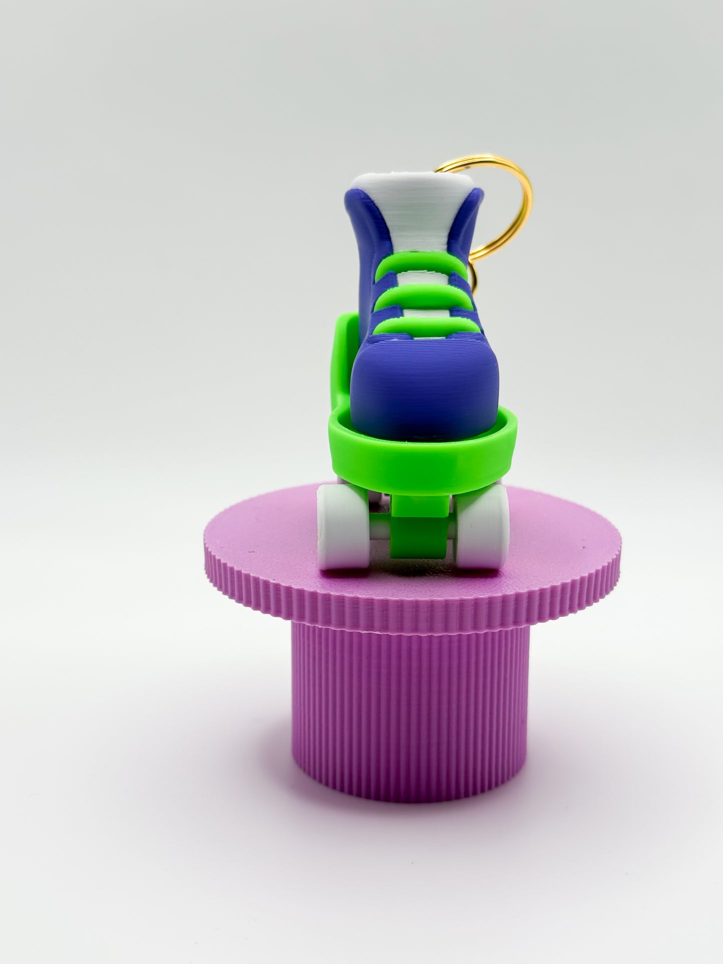 Roller Skate Clicker Keychain