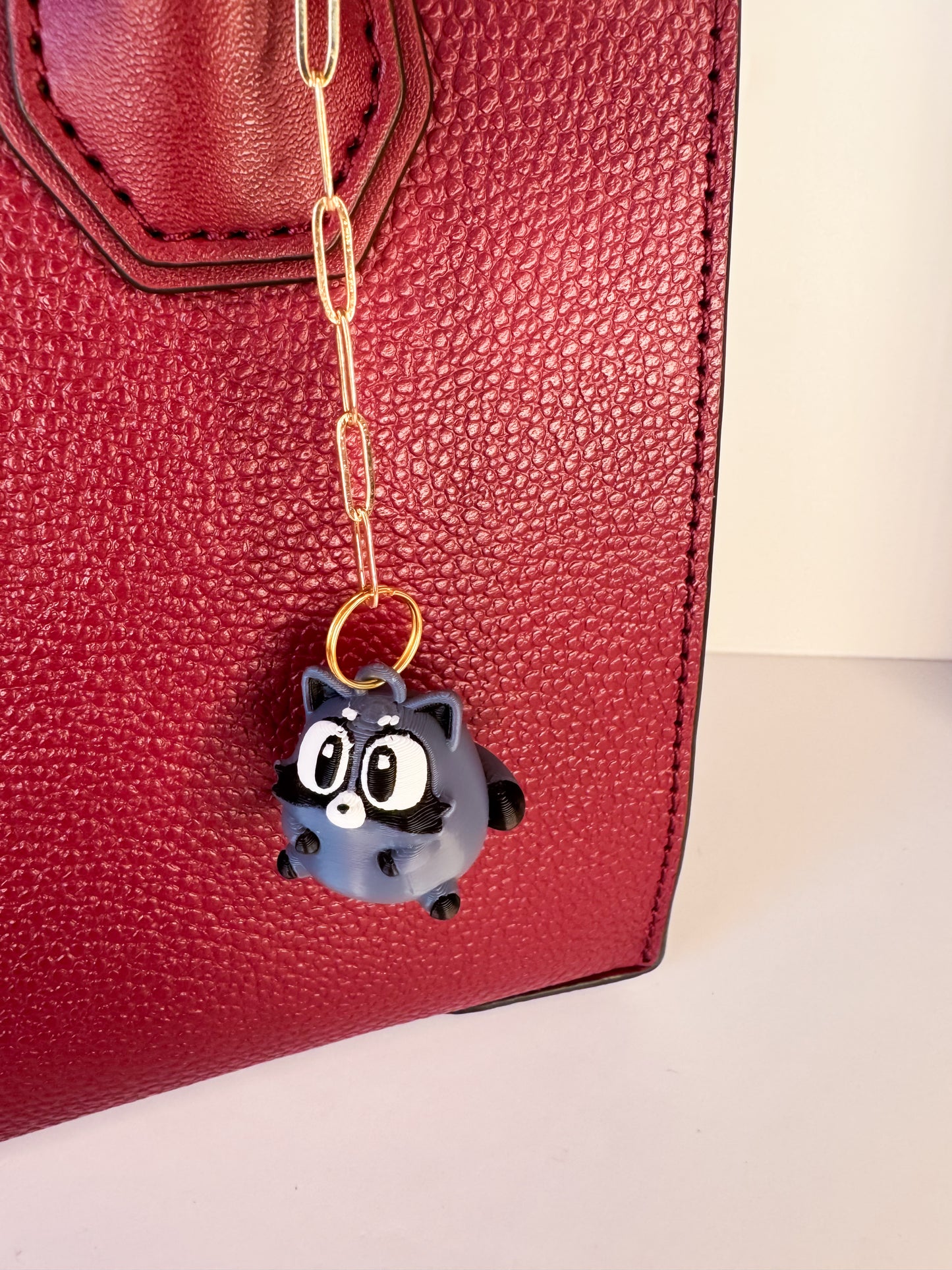 Raccoon- Charm/ Zipper Pull