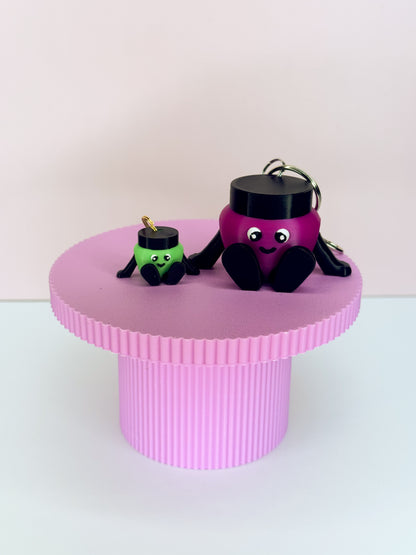 Ink Bottle Charm/Zipper Pull- "Blot"