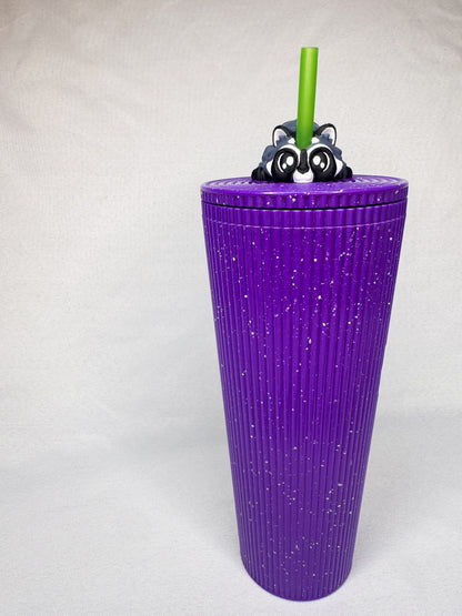 Raccoon Straw Topper