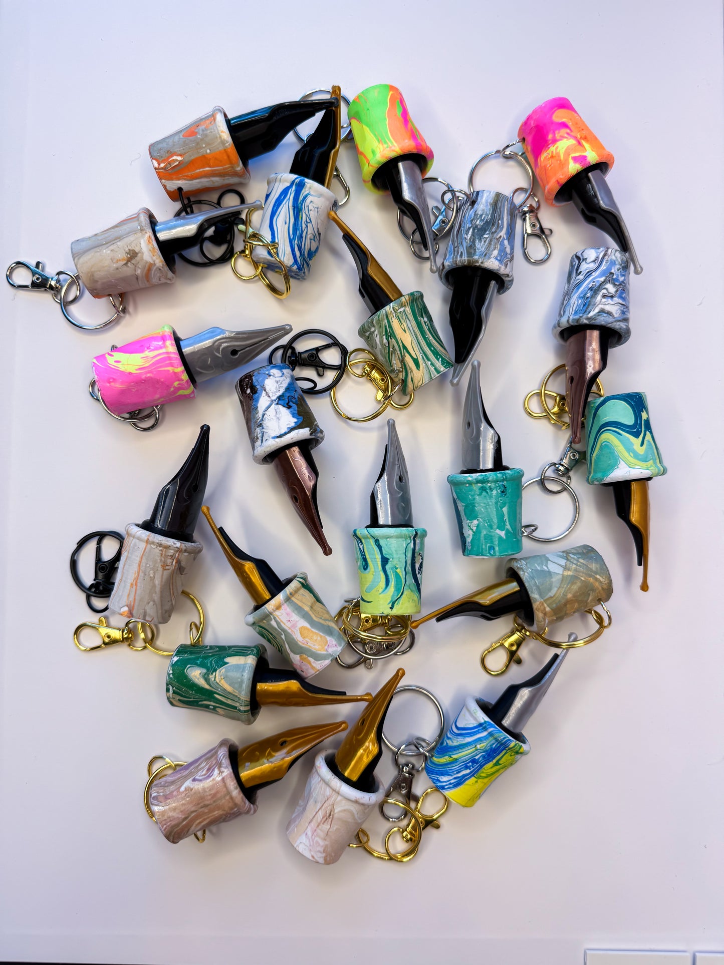 Nib Clicker Blind Box- Hand-Marbled