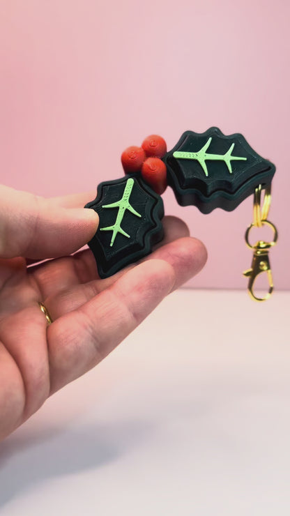 Holly Multi-Clicker Keychain