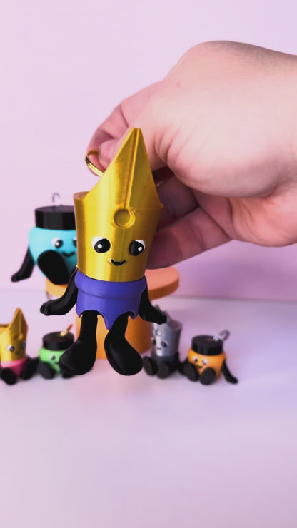 Peni- Flexi Fountain Pen- Keychain