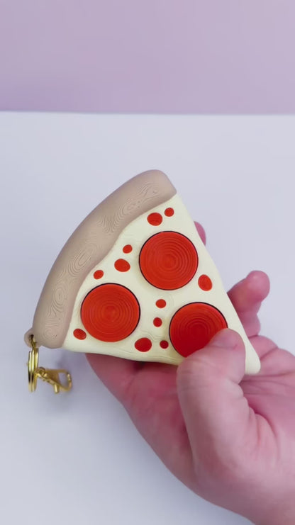 Pizza Multi-Clicker Keychain