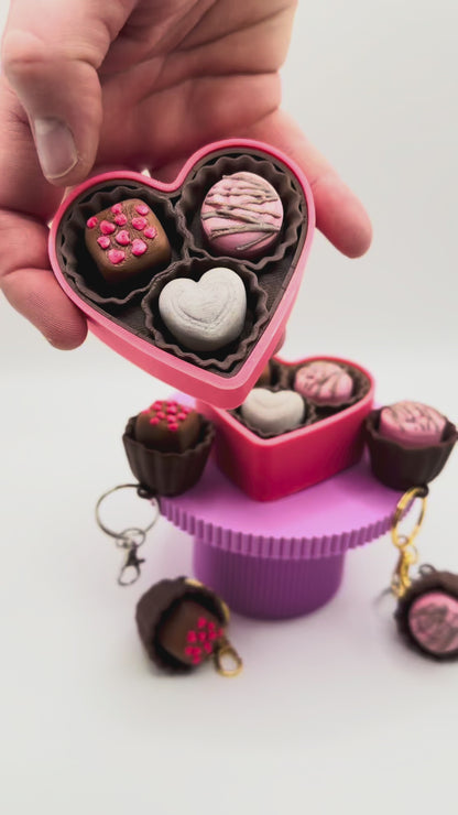 Chocolate Box Multi-Clicker Keychain