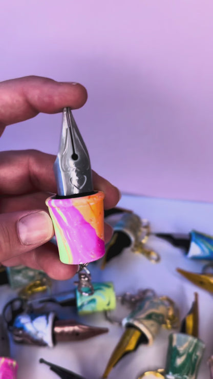 Nib Clicker Blind Box- Hand-Marbled